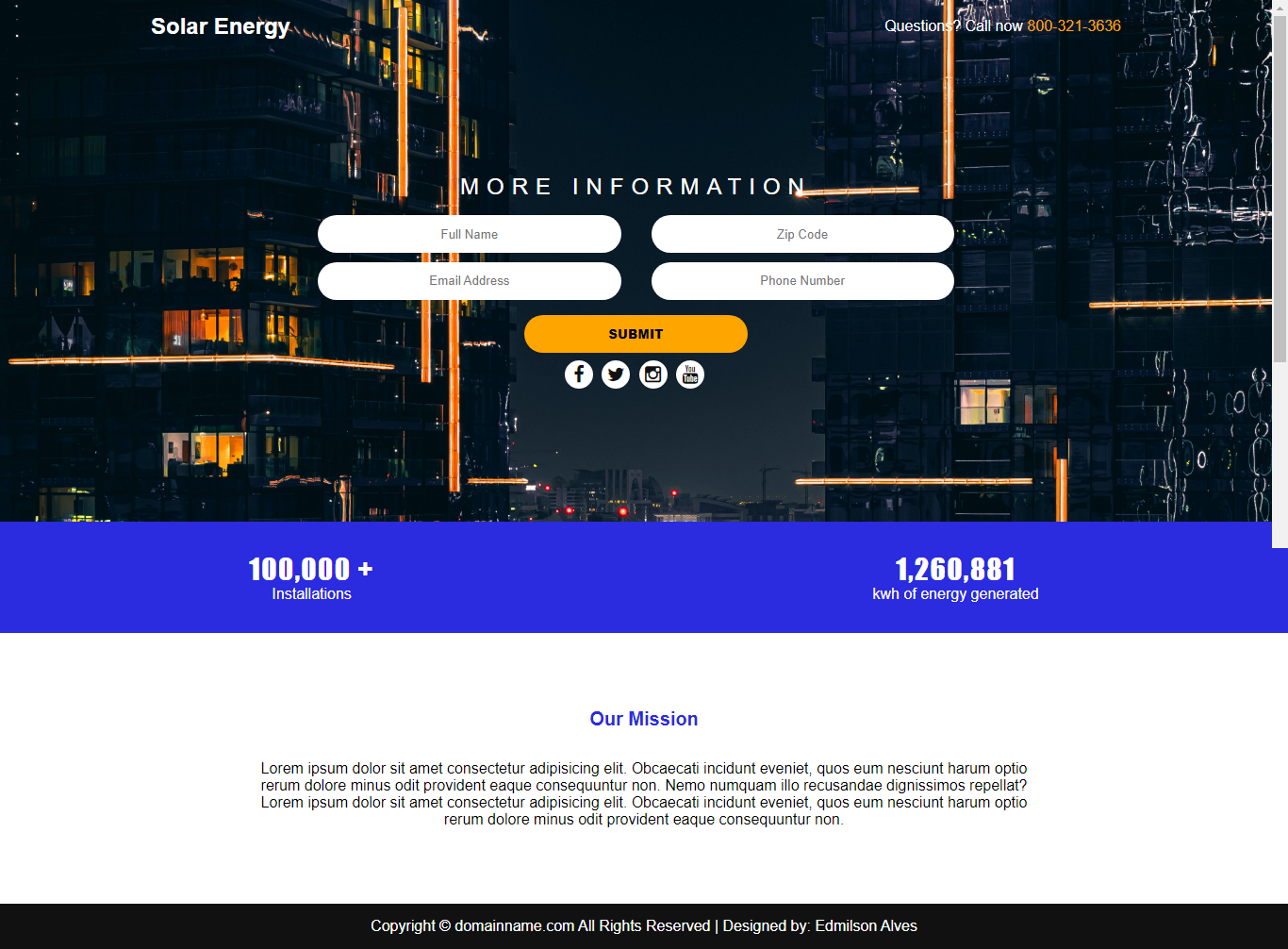 Solar energy company